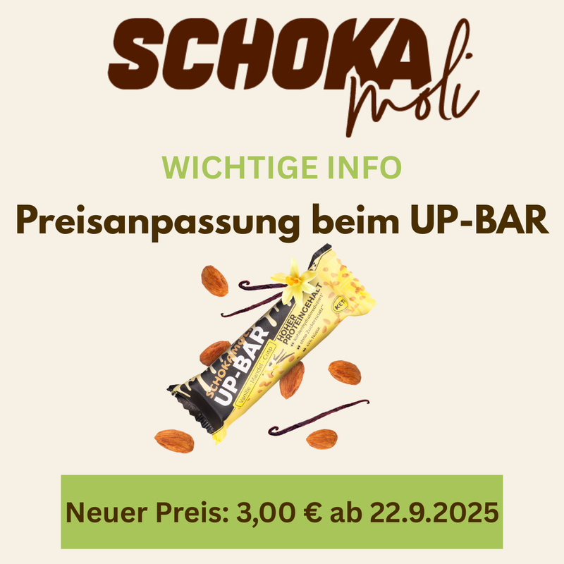 Preisanpassung UP-BAR